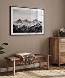 Çerçevesiz Poster Karla Kaplı Zirveler