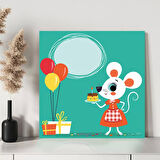 Mutlu Bilimci Kanvas Tablo