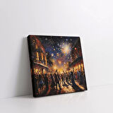 Yıldızlı Gece Festivali Kanvas Tablo