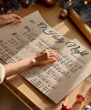 Çerçevesiz Poster O Holy Night Müzik Notası