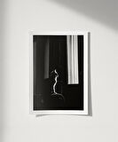 Çerçevesiz Poster Pencere Önünde Düşler