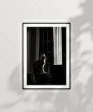 Çerçevesiz Poster Pencere Önünde Düşler