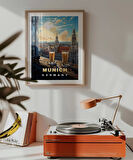 Çerçevesiz Poster Münih'in İkonik Kuleleri