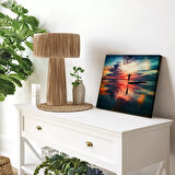 Rüya Gibi Gün Batımı Kanvas Tablo