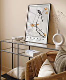 Çerçevesiz Poster Numata Kashu Japon Uzun Kuyruklu Baştankara ve Akçaağaç