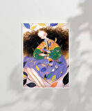 Çerçevesiz Poster Renklerin ve Huzurun Dansı