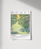 Çerçevesiz Poster Claude Monet Zambaklar