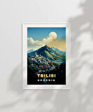 Çerçevesiz Poster Gürcistan’ın Büyüleyici Başkenti Tiflis