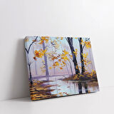 Sakin Göl Yansımaları Kanvas Tablo"