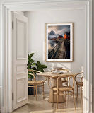 Çerçevesiz Poster Kuzey Kıyısındaki Evler