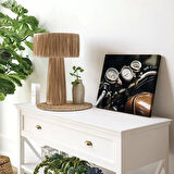 Motosiklet Gösterge Yatay Kanvas Tablo