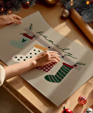 Çerçevesiz Poster Aile ile Yılbaşı Mutluluğu