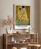 Çerçevesiz Poster Gustav Klimt Öpücük 3