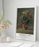 Çerçevesiz Poster Pierre Auguste Renoir Vazoda Çiçekler