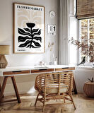 Çerçevesiz Poster White Copenhagen Flower