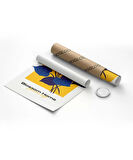 Çerçevesiz Poster Blossom Home Renklerin Dansı