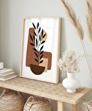 Çerçevesiz Poster Bohem Saksı