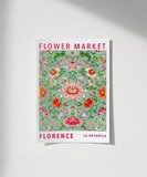 Çerçevesiz Poster Flower Market Florence