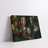 Geleneksel Sessizlik Kanvas Tablo