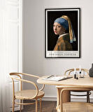 Çerçevesiz Poster Johannes Vermeer İnci Küpeli Kız