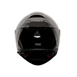 Nukro 853 Solid Gloss Black Full Face Motosiklet Kaskı