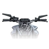 Gear5 Motosiklet Katlanır Gidon Kanat Ayna Siyah Delüx Model 2
