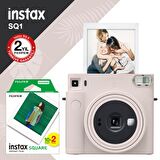 Instax SQ1 Beyaz Fotoğraf Makinesi ve 20li Kare Film