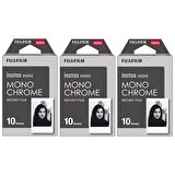 Instax mini Monochrome Siyah-Beyaz 10x3 Film Seti