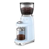 Smeg Pastel Mavi Filtre Kahve Makinesi ve Kahve Öğütme Makinesi Seti