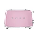 Smeg Pembe Kettle ve 1x2 Ekmek Kızartma Makinesi Seti