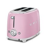 Smeg Pembe Kettle ve 1x2 Ekmek Kızartma Makinesi Seti