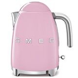 Smeg Pembe Kettle ve 1x2 Ekmek Kızartma Makinesi Seti