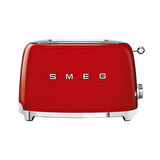 Smeg Kırmızı Kettle ve 1x2 Ekmek Kızartma Makinesi Seti