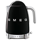 Smeg Siyah Isı Ayarlı Kettle ve 2x4 Ekmek Kızartma Makinesi Seti
