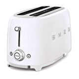 Smeg Beyaz Isı Ayarlı Kettle ve 2x4 Ekmek Kızartma Makinesi Seti