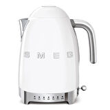 Smeg Beyaz Isı Ayarlı Kettle ve 2x4 Ekmek Kızartma Makinesi Seti