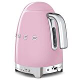 Smeg Pembe Isı Ayarlı Kettle ve 2x4 Ekmek Kızartma Makinesi Seti