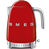 Smeg Kırmızı Isı Ayarlı Kettle ve 2x4 Ekmek Kızartma Makinesi Seti