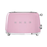 Smeg Pembe Kettle-1x2 Ekmek Kızartma Makinesi ve Narenciye Sıkacağı Seti