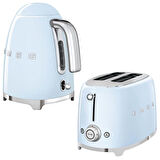 Smeg Pastel Mavi Kettle ve 1x2 Ekmek Kızartma Makinesi Seti