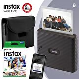 Instax Wide Link Gri Akıllı Yazıcı ve Çantalı Hediye Seti 3