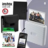 Instax Wide Link Beyaz Akıllı Telefon Yazıcısı ve Hediye Seti 2