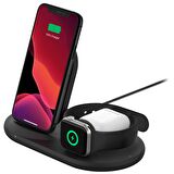 Belkin Boost Charge 3'ü 1 Arada Apple Ürünleriniz İçin Kablosuz Şarj Cihazı