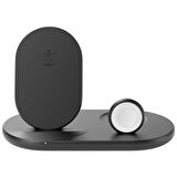 Belkin Boost Charge 3'ü 1 Arada Apple Ürünleriniz İçin Kablosuz Şarj Cihazı