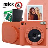 Instax SQ1 Terracotta Turuncu Fotoğraf Makinesi ve Hediye Seti 2