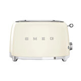 Smeg 50's Style Krem Kettle - 1x2 Ekmek Kızartma Makinesi Ve Filtre Kahve Makine Seti