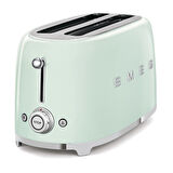 Smeg 50's Style Pastel Yeşil Kettle - 1x2 Ekmek Kızartma Makinesi Ve Filtre Kahve Makine Seti