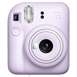 Instax mini 12 Lila Fotoğraf Makinesi ve ve 28'li Mini Albüm Seti