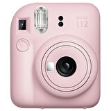 Instax mini 12 Pembe Fotoğraf Makinesi-10'lu Film ve Şeffaf Kılıf Seti-FOTSI196-S3-10-SK