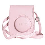 Instax mini 12 Pembe Fotoğraf Makinesi-20'li Film-Laporta Albüm ve Deri Kılıf Seti